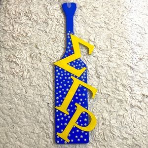*Custom Made* SIGMA GAMMA RHO Paddle 🔵🟡